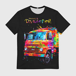 Футболка мужская Весёлый дальнобой, цвет: 3D-принт