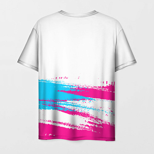 Мужская футболка Destiny neon gradient style посередине / 3D-принт – фото 2