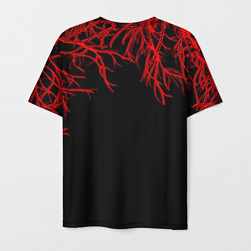 Мужская футболка Анархия ночь деревья / 3D-принт – фото 2