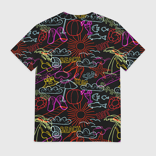 Мужская футболка Beach pattern / 3D-принт – фото 2