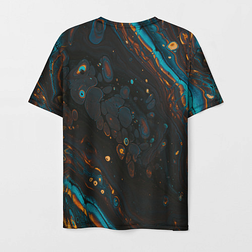 Мужская футболка Ловец снов и чёрный мыльный пузырь / 3D-принт – фото 2