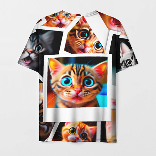 Мужская футболка Котики фото / 3D-принт – фото 2