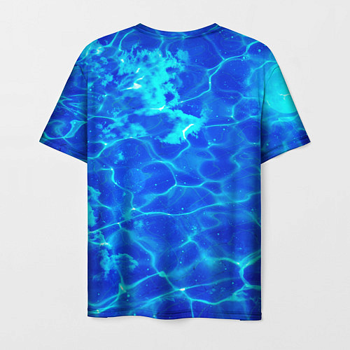 Мужская футболка Чистая вода океаны / 3D-принт – фото 2