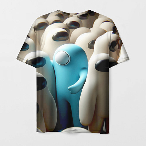 Мужская футболка Among us - ai art - video game / 3D-принт – фото 2