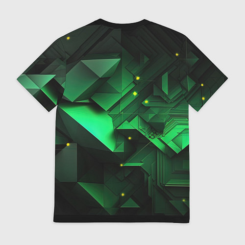 Мужская футболка Визуальные иллюзии в геометрии / 3D-принт – фото 2