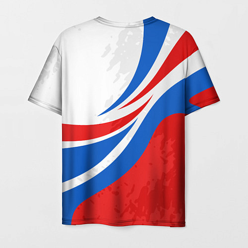 Мужская футболка Россия - спортивная униформа / 3D-принт – фото 2