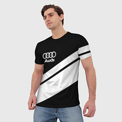Футболка мужская Audi sport line, цвет: 3D-принт — фото 2