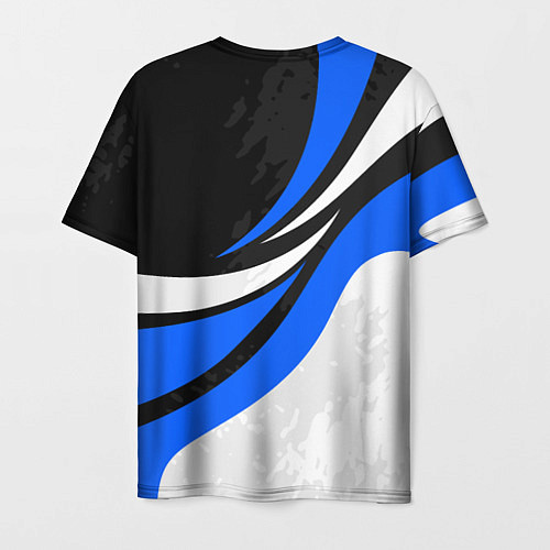 Мужская футболка BMW - синяя абстракция / 3D-принт – фото 2