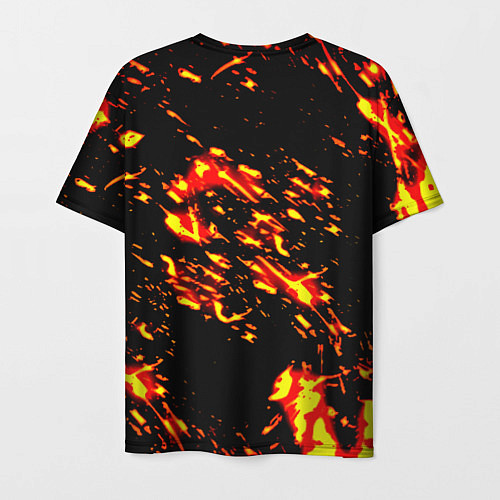 Мужская футболка Doom огненный стиль ад марса / 3D-принт – фото 2