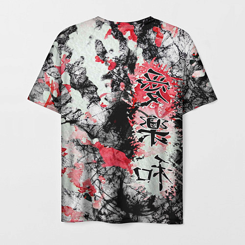 Мужская футболка Японский стиль иероглифы / 3D-принт – фото 2