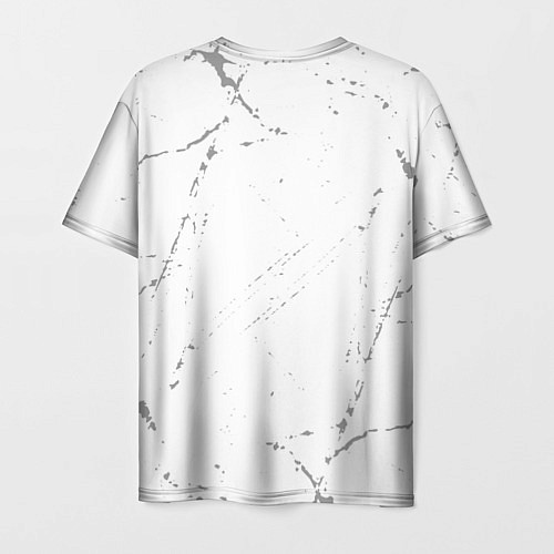 Мужская футболка Limp Bizkit glitch на светлом фоне посередине / 3D-принт – фото 2