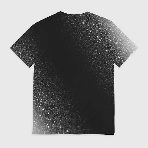 Мужская футболка Depeche Mode glitch на темном фоне / 3D-принт – фото 2