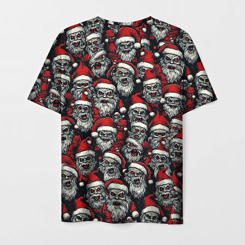 Мужская футболка Плохой Санта Клаус / 3D-принт – фото 2