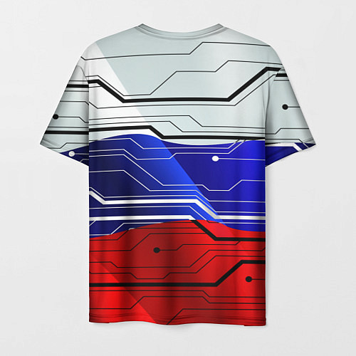 Мужская футболка Символика: русский хакер / 3D-принт – фото 2