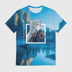 Футболка мужская Нёвиллет гидро дракон, цвет: 3D-принт