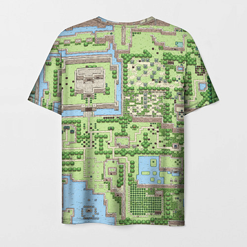 Мужская футболка Zelda: карта / 3D-принт – фото 2
