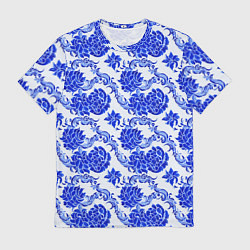 Мужская футболка Гжель классика