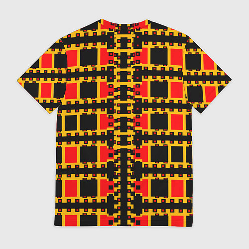 Мужская футболка Королевские квадраты / 3D-принт – фото 2
