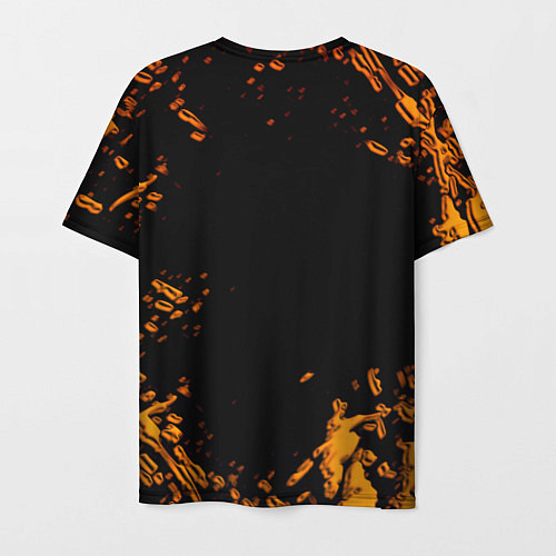 Мужская футболка Half life orange splash city 17 / 3D-принт – фото 2