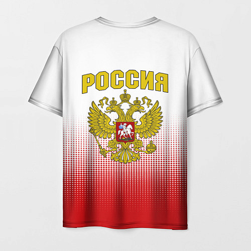Мужская футболка Сборная России с точками / 3D-принт – фото 2