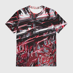 Мужская футболка Кровавый красный металл