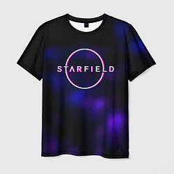 Футболка мужская Starfield тёмное небо из игры, цвет: 3D-принт