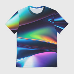 Мужская футболка Голографический материал