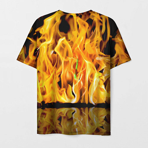 Мужская футболка Counter Strike go - flame / 3D-принт – фото 2