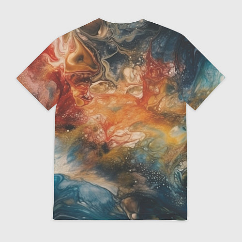 Мужская футболка Дикий бык / 3D-принт – фото 2