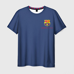 Футболка мужская Месси - 10 номер футбольный клуб Барселона, цвет: 3D-принт