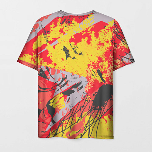 Мужская футболка Abstractionism pattern / 3D-принт – фото 2