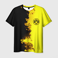 Футболка мужская Borussia fc sport краски, цвет: 3D-принт