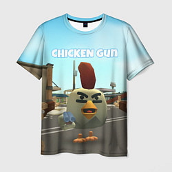 Футболка мужская Chicken Gun - shooter, цвет: 3D-принт