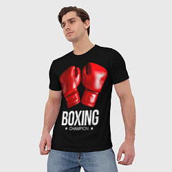 Футболка мужская Boxing Champion, цвет: 3D-принт — фото 2