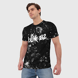 Футболка мужская Blink 182 black ice, цвет: 3D-принт — фото 2