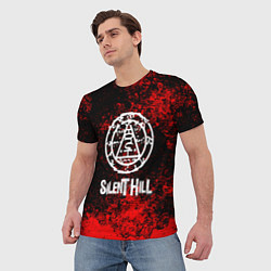 Футболка мужская Silent hill лого blood, цвет: 3D-принт — фото 2