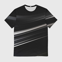 Мужская футболка Black abstract background