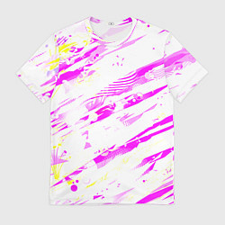 Мужская футболка Розовые паттерны