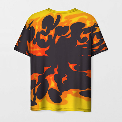 Мужская футболка Motorhead рок панда и огонь / 3D-принт – фото 2