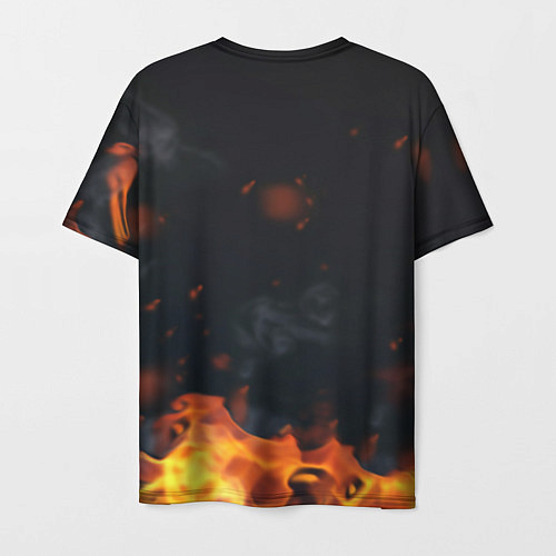 Мужская футболка Pubg fire abstraction / 3D-принт – фото 2