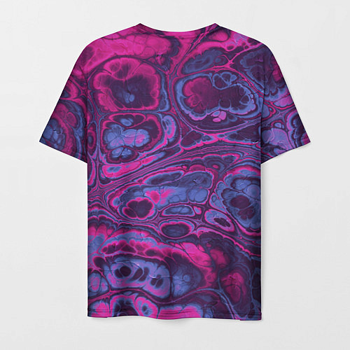 Мужская футболка Абстрактный разноцветный узор / 3D-принт – фото 2
