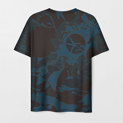 Мужская футболка Абстрактный камуфляж / 3D-принт – фото 2