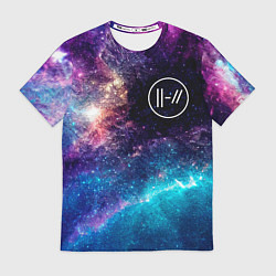 Футболка мужская Twenty One Pilots space rock, цвет: 3D-принт