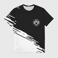 Мужская футболка Borussia текстура краски