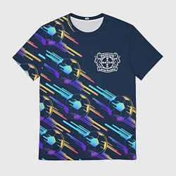 Мужская футболка Bayer 04 градиентные мячи