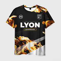 Футболка мужская Lyon legendary sport fire, цвет: 3D-принт