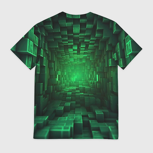 Мужская футболка Minecraft matrix / 3D-принт – фото 2