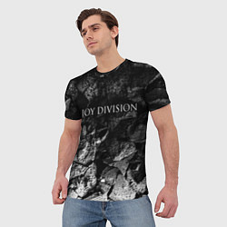 Футболка мужская Joy Division black graphite, цвет: 3D-принт — фото 2