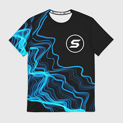 Футболка мужская Skillet sound wave, цвет: 3D-принт