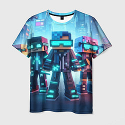 Футболка мужская Minecraft - fantasy ai art, цвет: 3D-принт